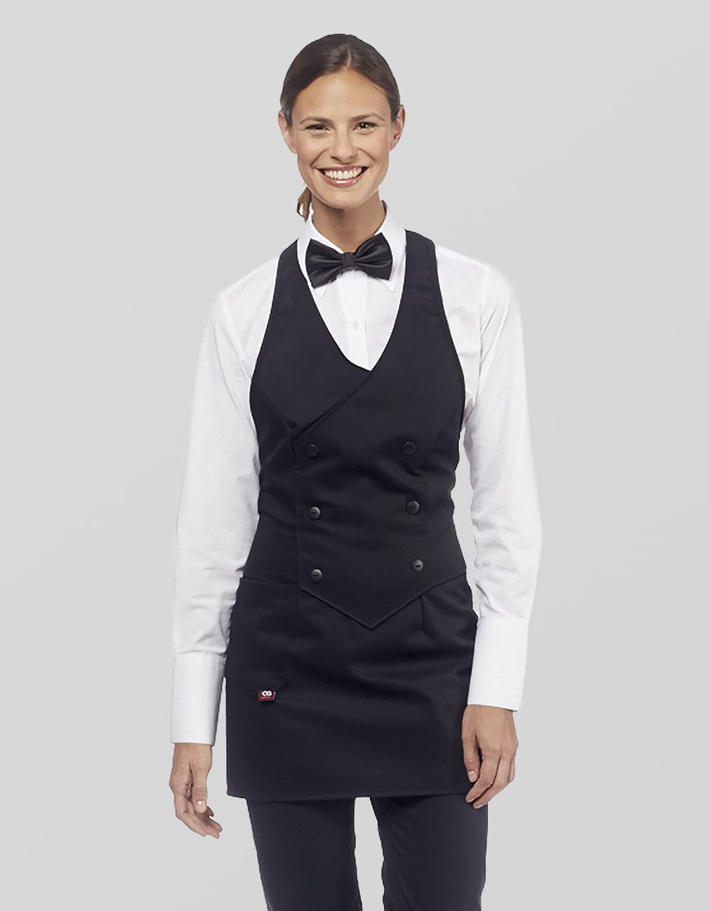 bow tie Filetto - black